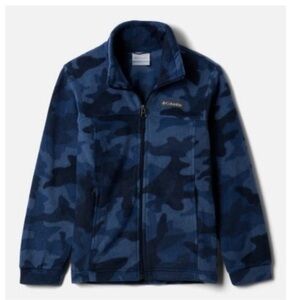 Columbia Boys Granite Mountain Printed Fleece -‎ EUC